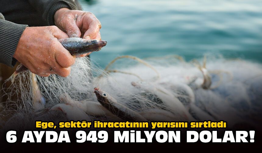 Ege, sektör ihracatının yarısını sırtladı: 6 ayda 949 milyon dolar