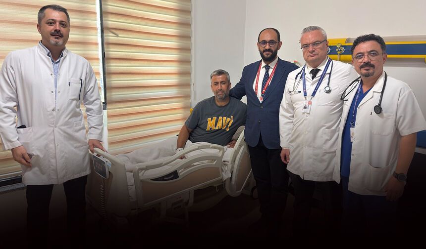 Ekmeğini kazandığı hastane hayatını kurtardı