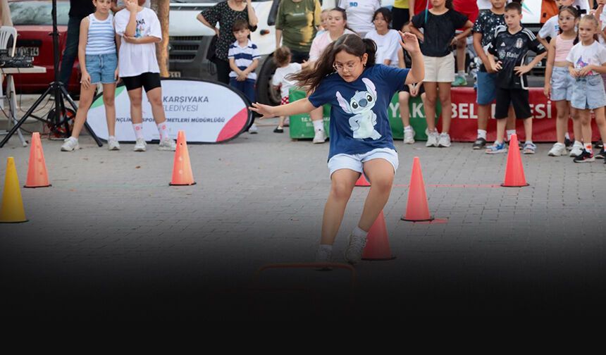Karşıyaka'nın geleneksel "Sokak Senin Mahalle Olimpiyatları" başladı