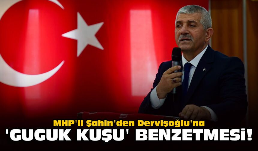 MHP'li Şahin'den Dervişoğlu'na 'guguk kuşu' benzetmesi!