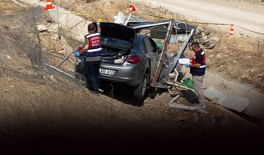 Otomobil bekçi kulübesine çarptı: 1 ölü, 1 yaralı!