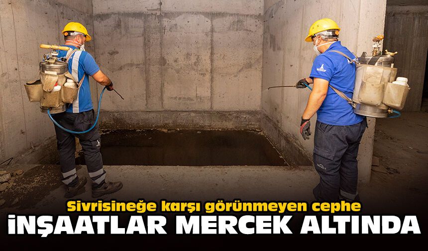 Sivrisineğe karşı görünmeyen cephe: İnşaatlar mercek altında