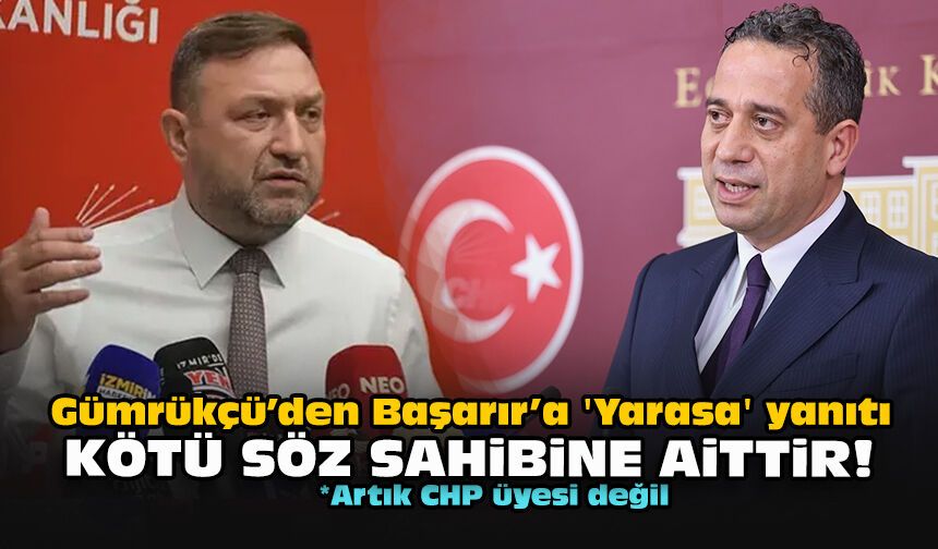 Gümrükçü’den Başarır’a 'Yarasa' yanıtı: Kötü söz sahibine aittir!