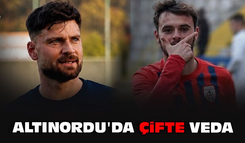 Altınordu'da çifte veda
