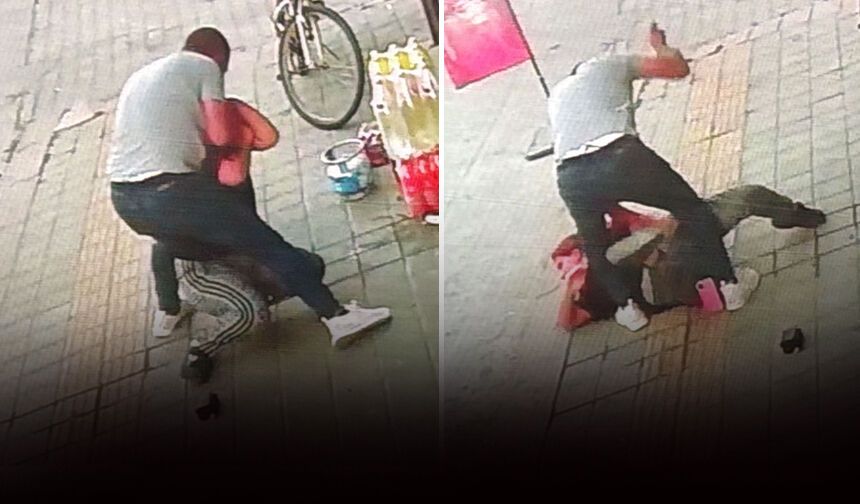 Cani koca dehşeti: Eşini sokak ortasında bıçakladı!