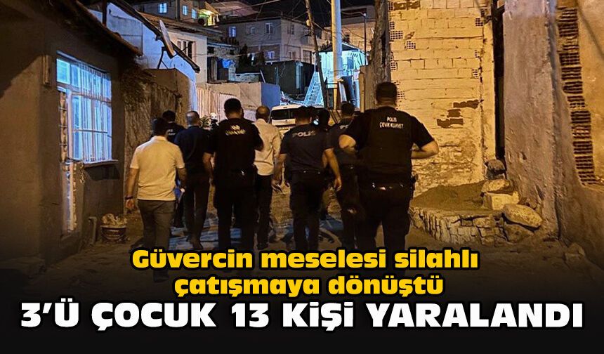 Güvercin meselesi silahlı çatışmaya dönüştü... 3'ü çocuk 13 kişi yaralandı