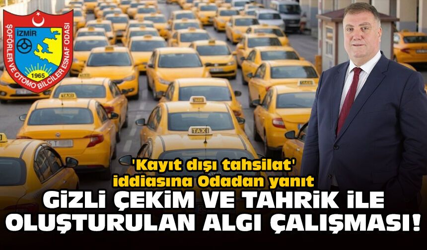 'Kayıt dışı tahsilat' iddiasına Odadan yanıt: Gizli çekim ve tahrik ile oluşturulan algı çalışması!