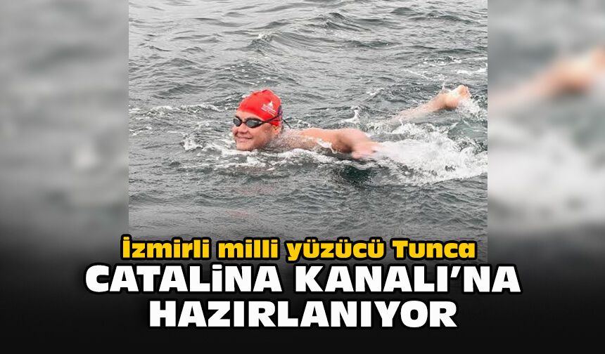 İzmirli milli yüzücü Tunca Catalina Kanalı’na hazırlanıyor
