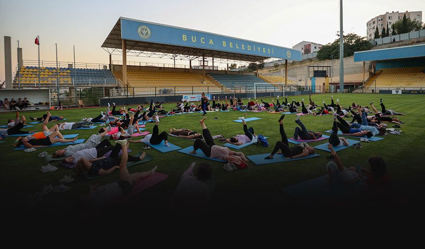 Buca Belediyesi'nden kadınlara ücretsiz pilates ve zumba dersi