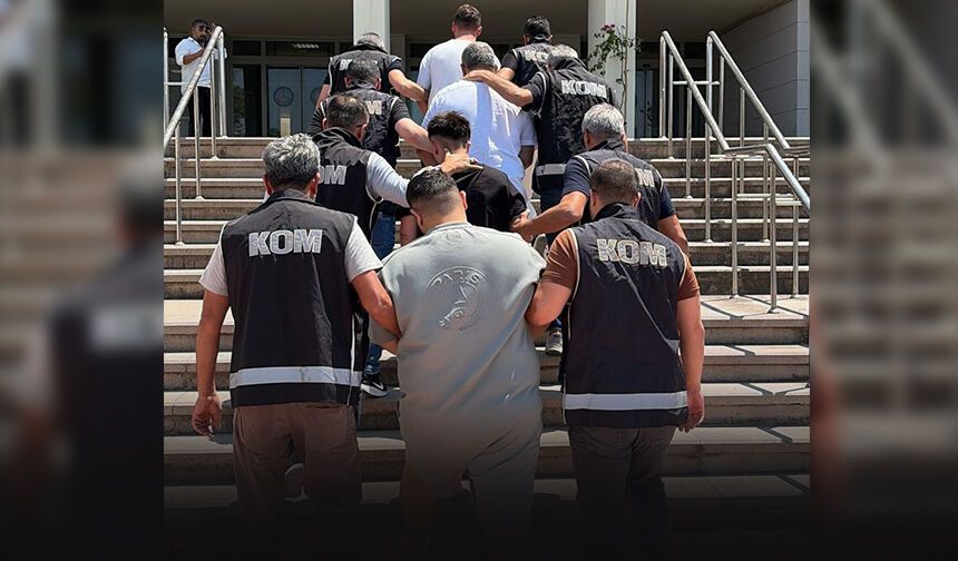 Organize suç örgütüne darbe: 5 gözaltı, 2 tutuklama!
