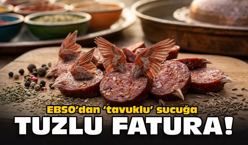 EBSO’dan "tavuklu" sucuğa tuzlu fatura!
