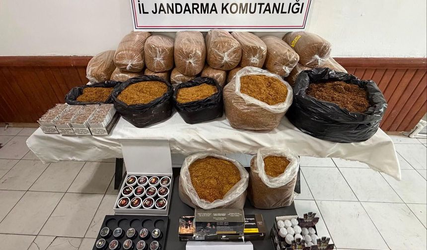 Uşak’ta 120 kilo bandrolsüz tütün ele geçirildi!