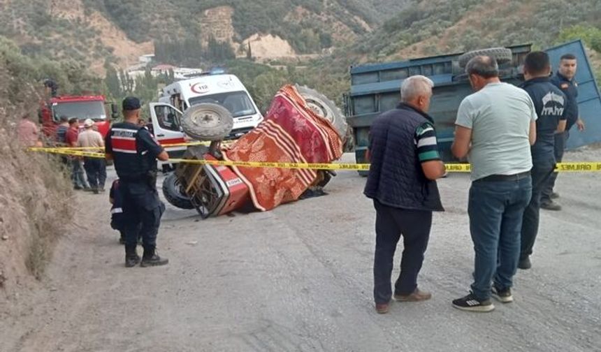 Akarsuya düşen motosikletin 19 yaşındaki sürücüsü öldü