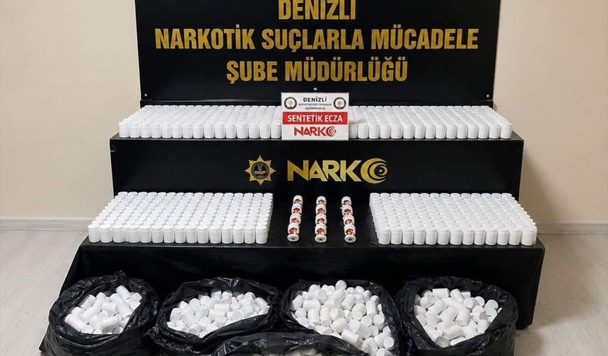 Denizli'de uyuşturucu operasyonunda yakalanan 4 şüpheli tutuklandı