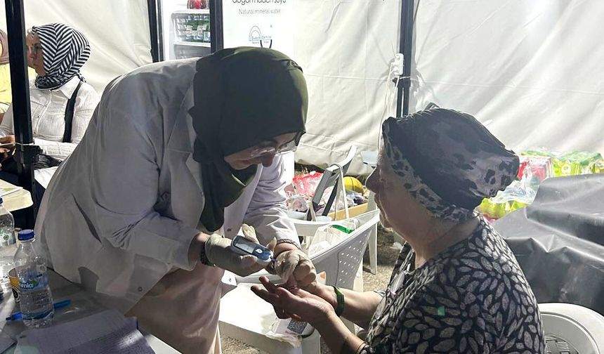 Motofest alanında Halk Sağlığı Haftası etkinlikleri