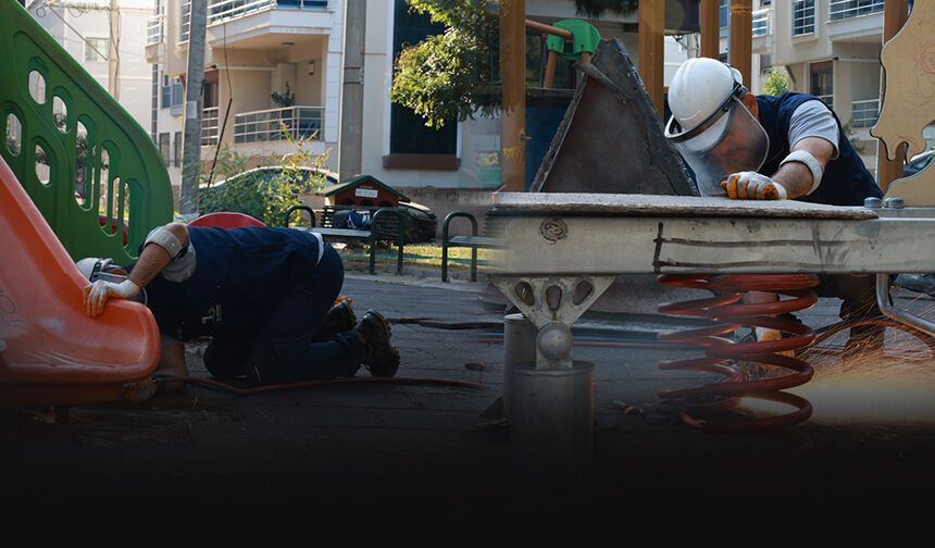 Bayraklı’da parklar yenileniyor: 28 noktada büyük revizyon çalışması