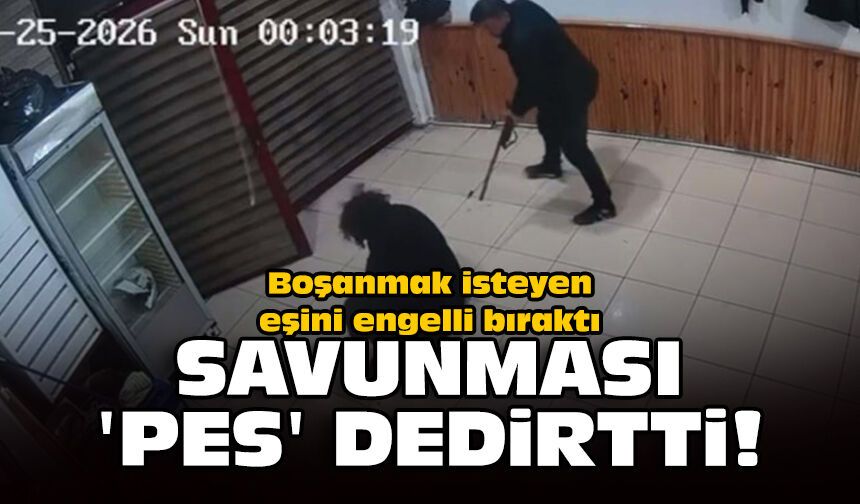 Boşanmak isteyen eşini engelli bıraktı: Savunması 'pes' dedirtti