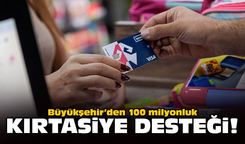 Büyükşehir’den 100 milyonluk kırtasiye desteği!