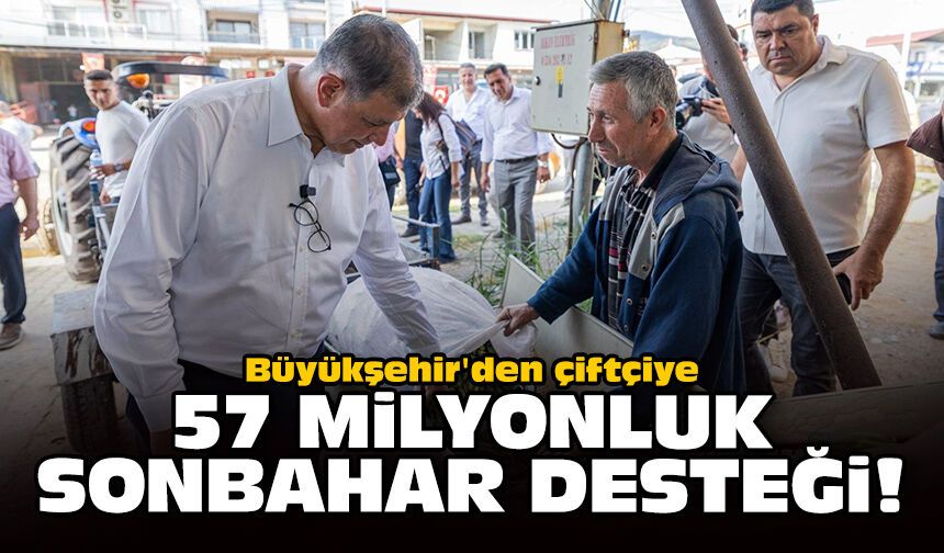 Büyükşehir'den çiftçiye 57 milyonluk sonbahar desteği!