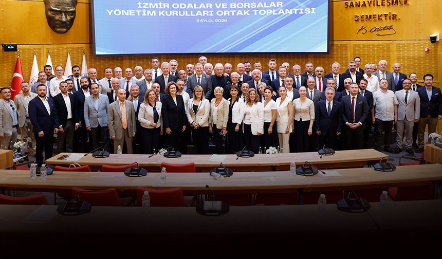 İzmir iş dünyası, seçimlerden önce buluştu: 6 başkandan veda!