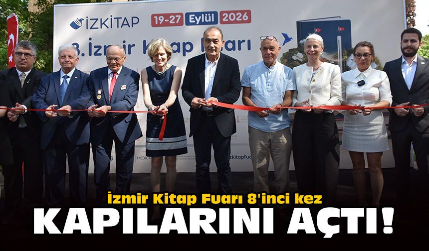 İzmir Kitap Fuarı 8'inci kez kapılarını açtı