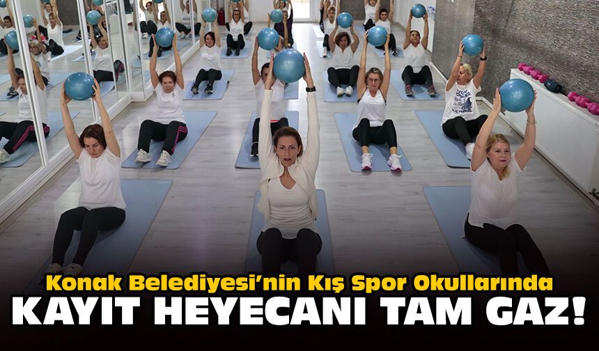 Konak Belediyesi’nin Kış Spor Okullarında kayıt heyecanı tam gaz!