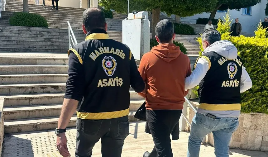 Marmaris'te aranan 2 hükümlü yakalandı