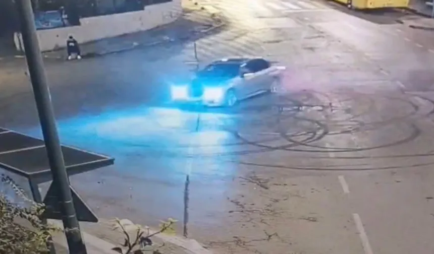 Uşak'ta drift atan iki sürücüye 280 bin lira para cezası!