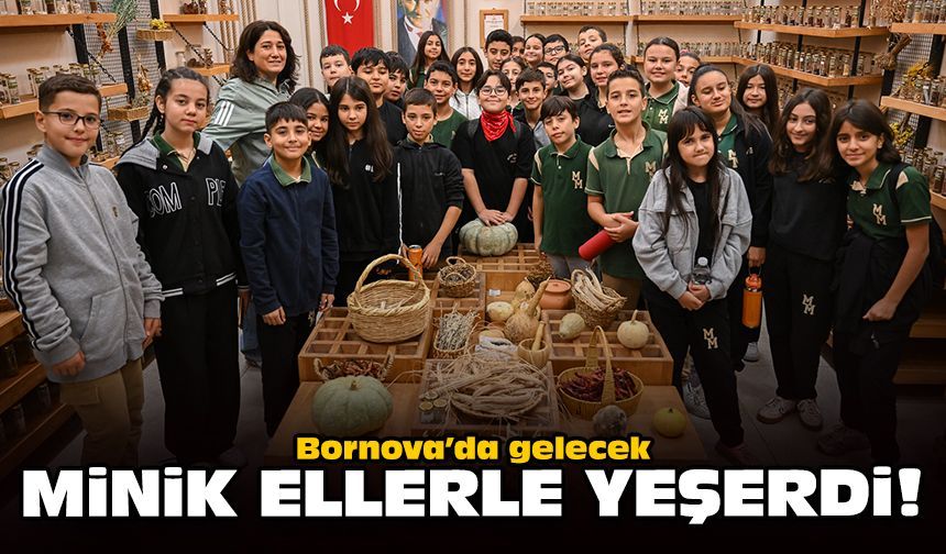 Bornova’da gelecek minik ellerle yeşerdi!