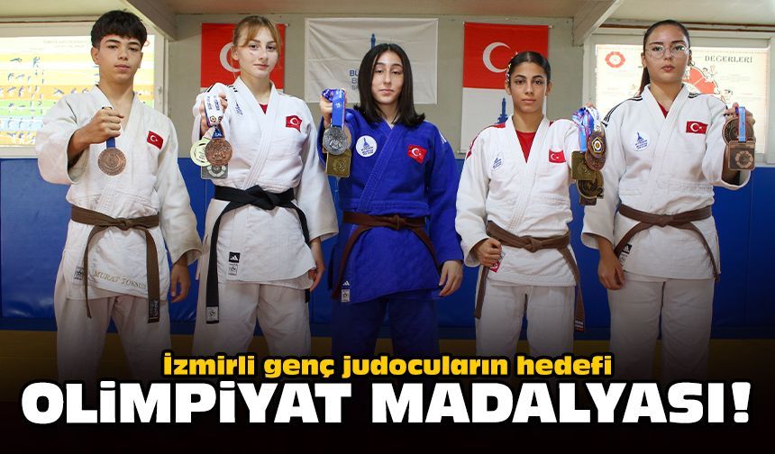 İzmirli genç judocuların hedefi olimpiyat madalyası