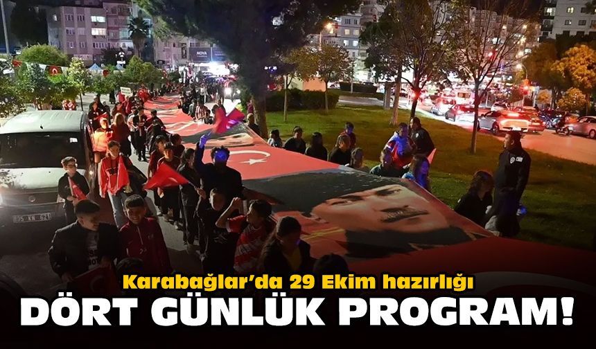 Karabağlar’da 29 Ekim hazırlığı: Dört günlük program!