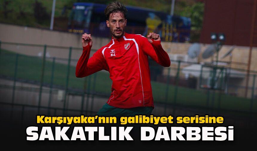 Karşıyaka’nın galibiyet serisine sakatlık darbesi
