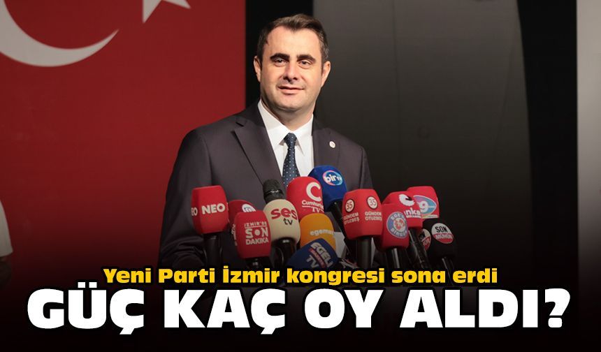 Yeni Parti İzmir kongresi sona erdi: Güç kaç oy aldı?