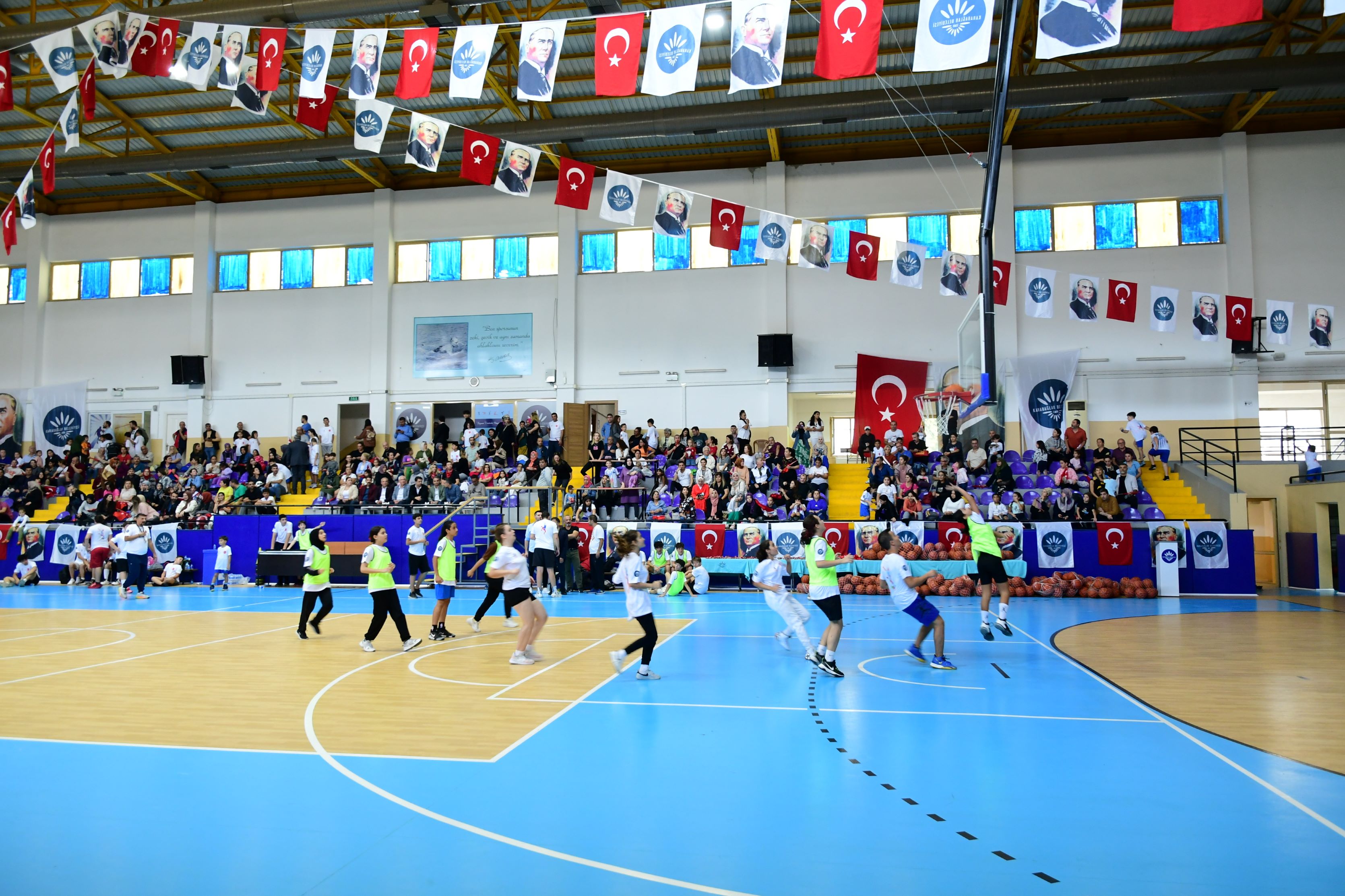 karabaglar belediyesi basketbol ödül 10