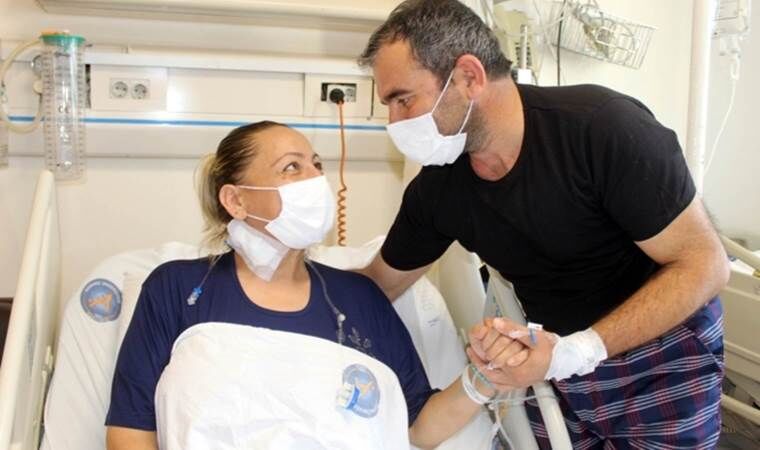 Eşinin böbreğiyle can buldu... Doğru adamla evlenmişim