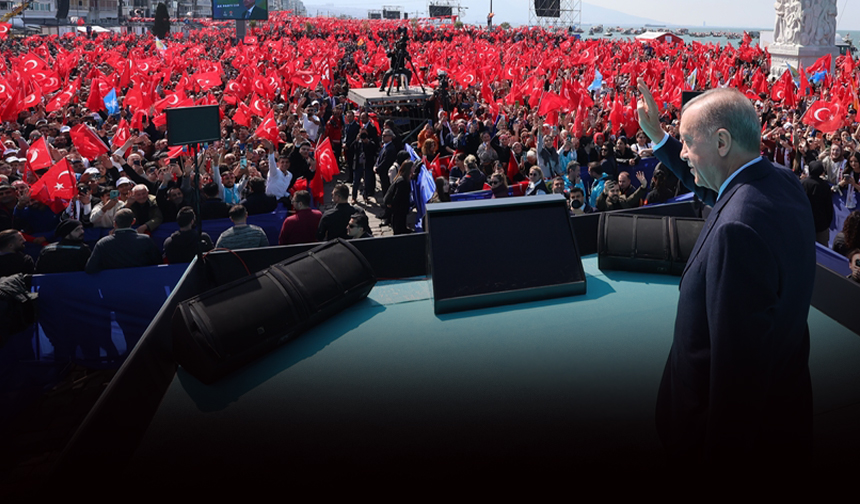 Gündoğdu’da miting günü... Binlerce İzmirli akın etti!