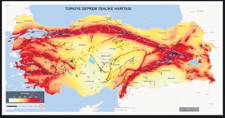 0X0 Turkiyenin Deprem Risk Haritasi Guncellendi Ege Bolgesi De Birinci Derece Riskli 1729232353298