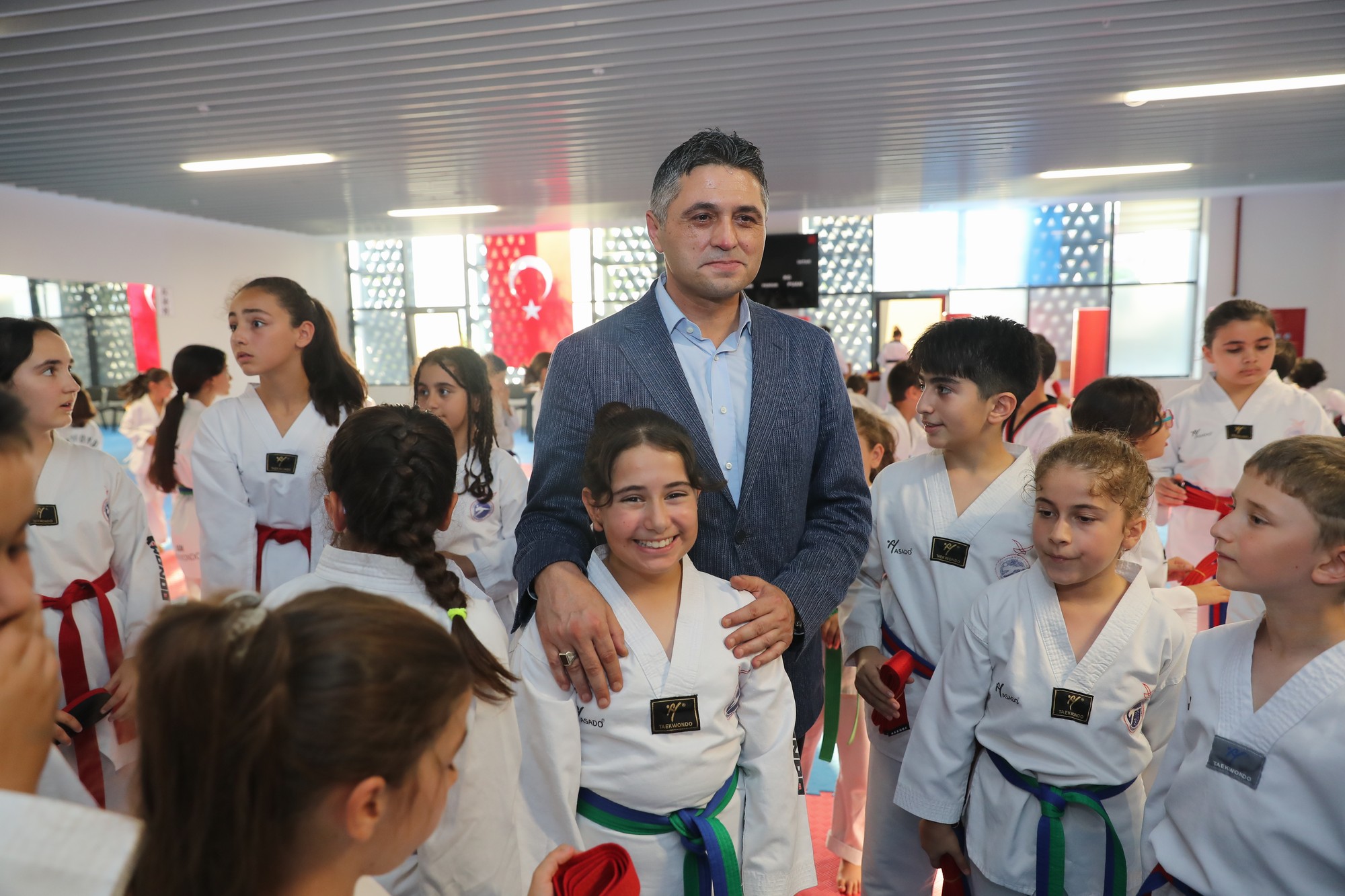 Aliağa Belediyesi Taekwondo Kursunun Sporcuları Kuşak Atladı (8)
