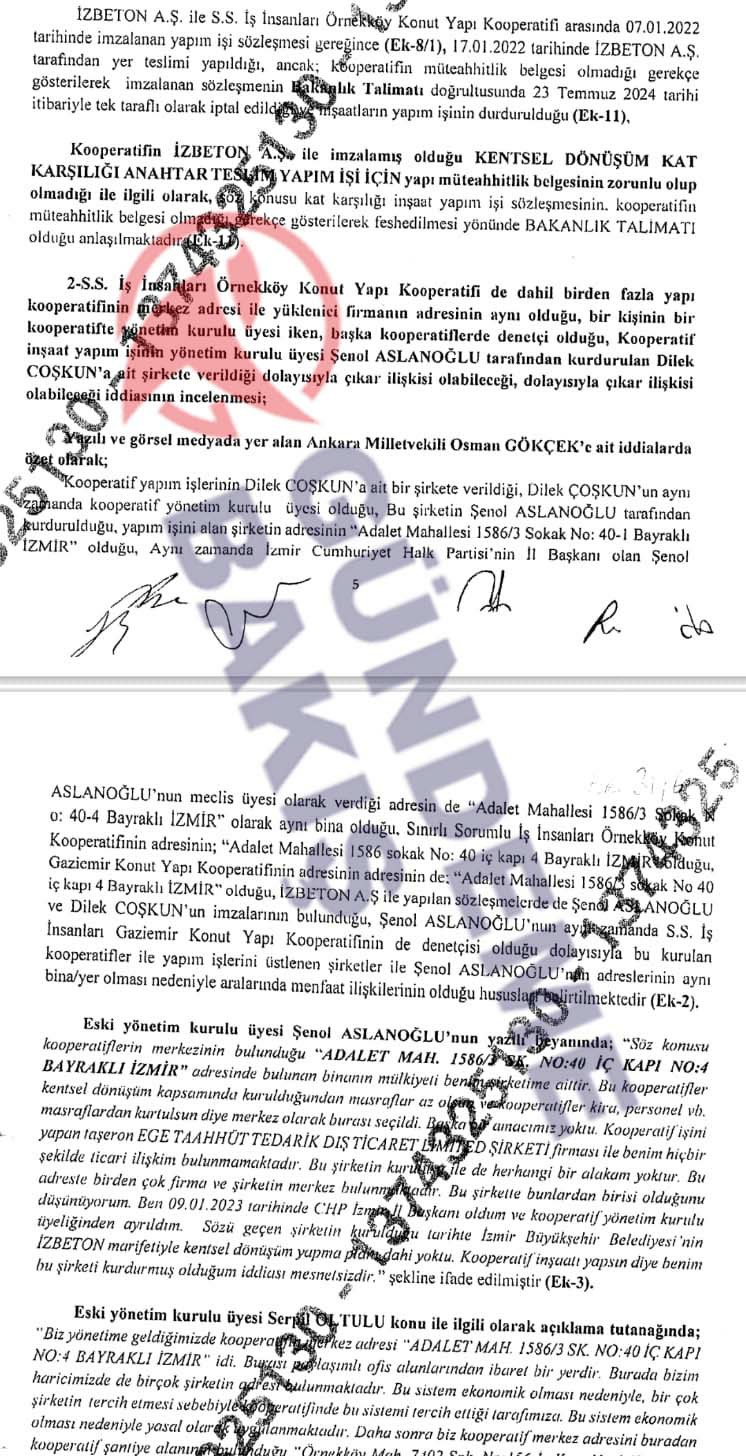17 Sayfalik Rapor Hazirlanip Savciliga Sunulmus Bakanlik Gokcekin Kooperatif Iddialarini Arastirmis Ama Sonuc Yok 3~1
