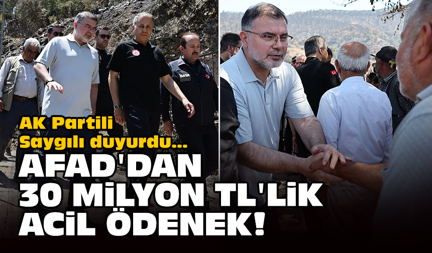 Ak Partili Saygili Duyurdu Afaddan 30 Milyon Tllik Acil Odenek 2