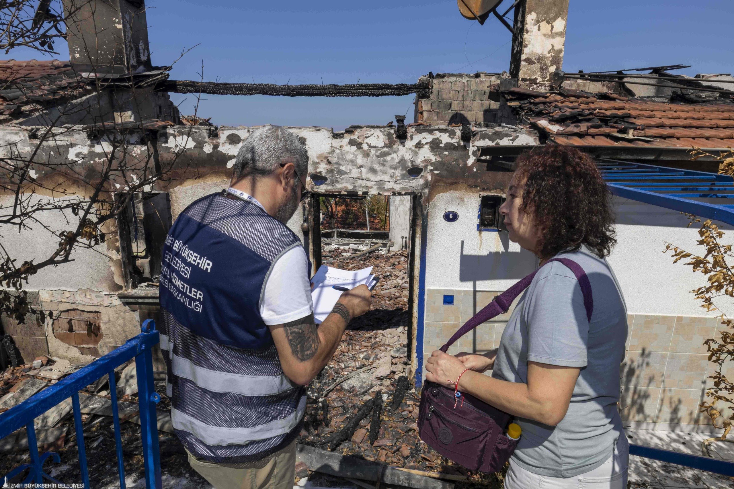Buyuksehir Yanginin Yaralarini Sarmak Icin Sahaya Indi 6