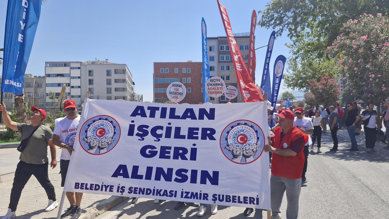 Buyuksehirden Cikarilan Isciler Icin Belediye Is Sendikasindan Eylem 3
