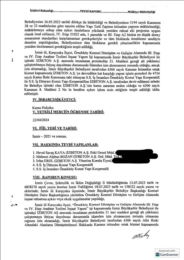 Icisleri Bakanligi Tek Tek Incelemis Iste Mufettisin Savciliga Gonderdigi O Rapor 7