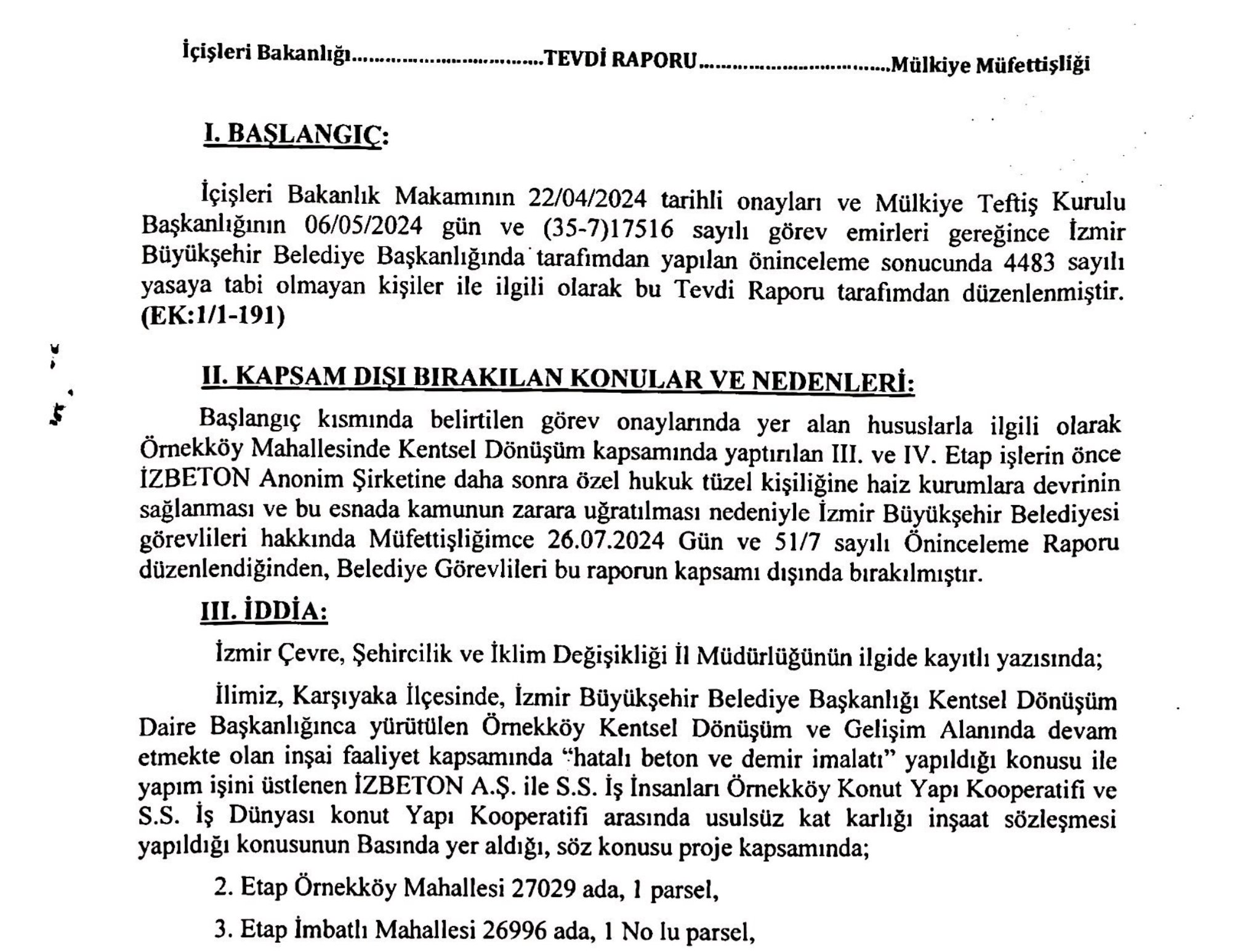 Icisleri Bakanligi Tek Tek Incelemis Iste Mufettisin Savciliga Gonderdigi O Rapor 9