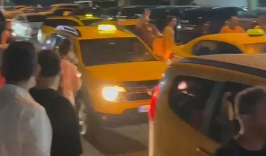Bodrumda Gergin Gece 150 Taksici Yolu Kapatti 2
