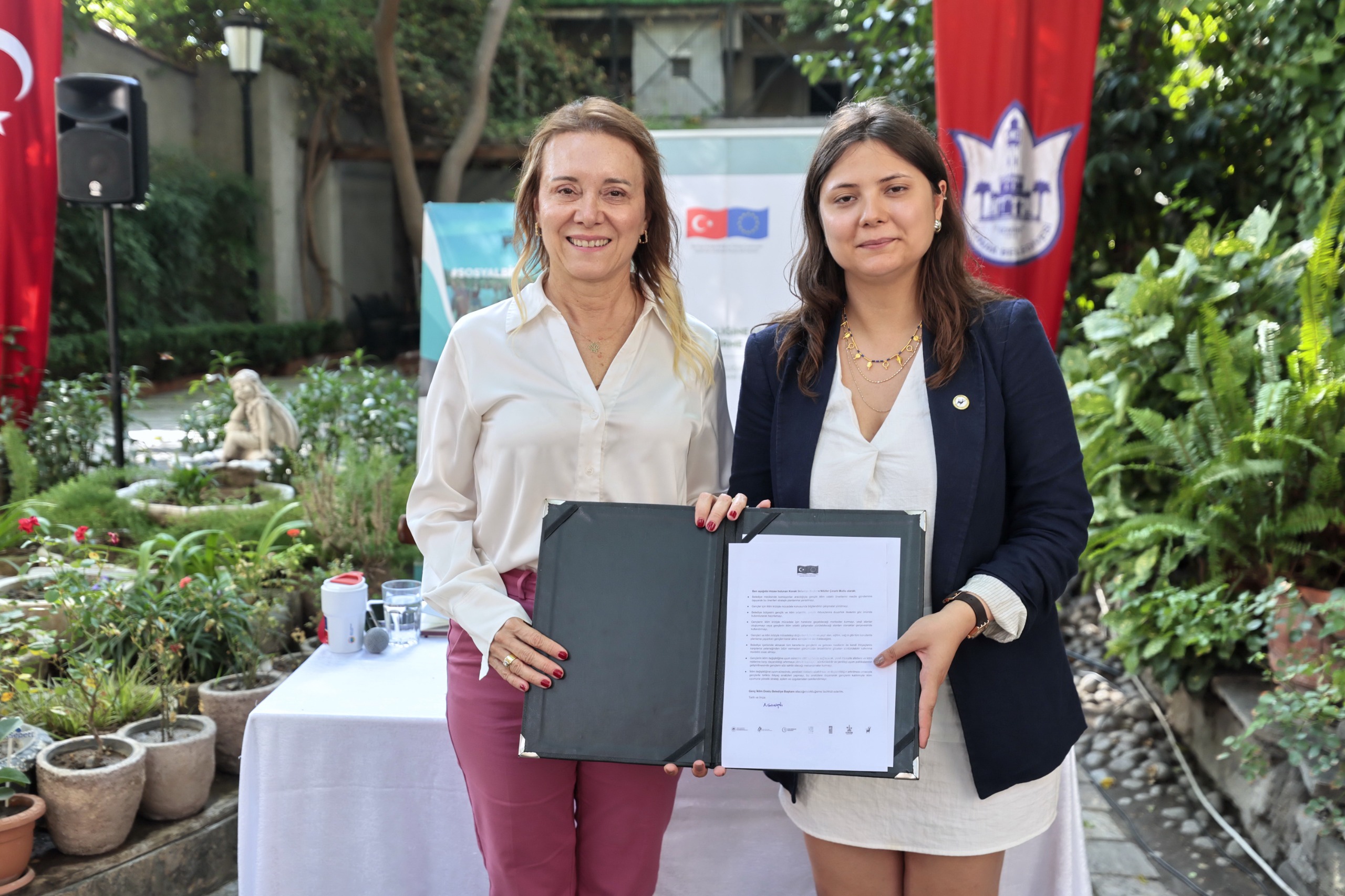 Başkan Mutlu ‘Genç İklim Dostu Belediye Sözleşmesi’ne Imza Attı (3)