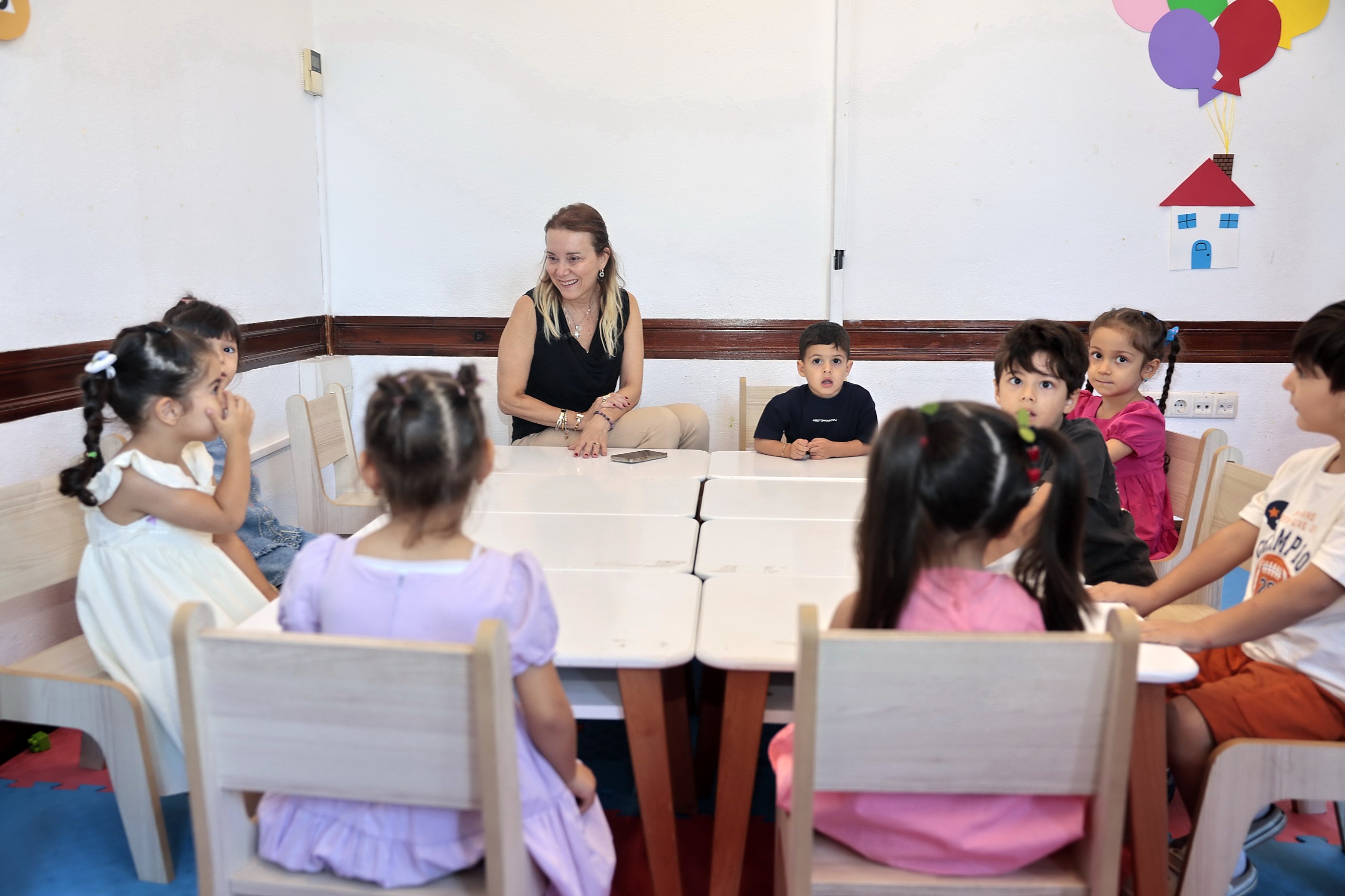 Başkan Mutlu, Oyun Evi’nin Minikleriyle Buluştu (4)