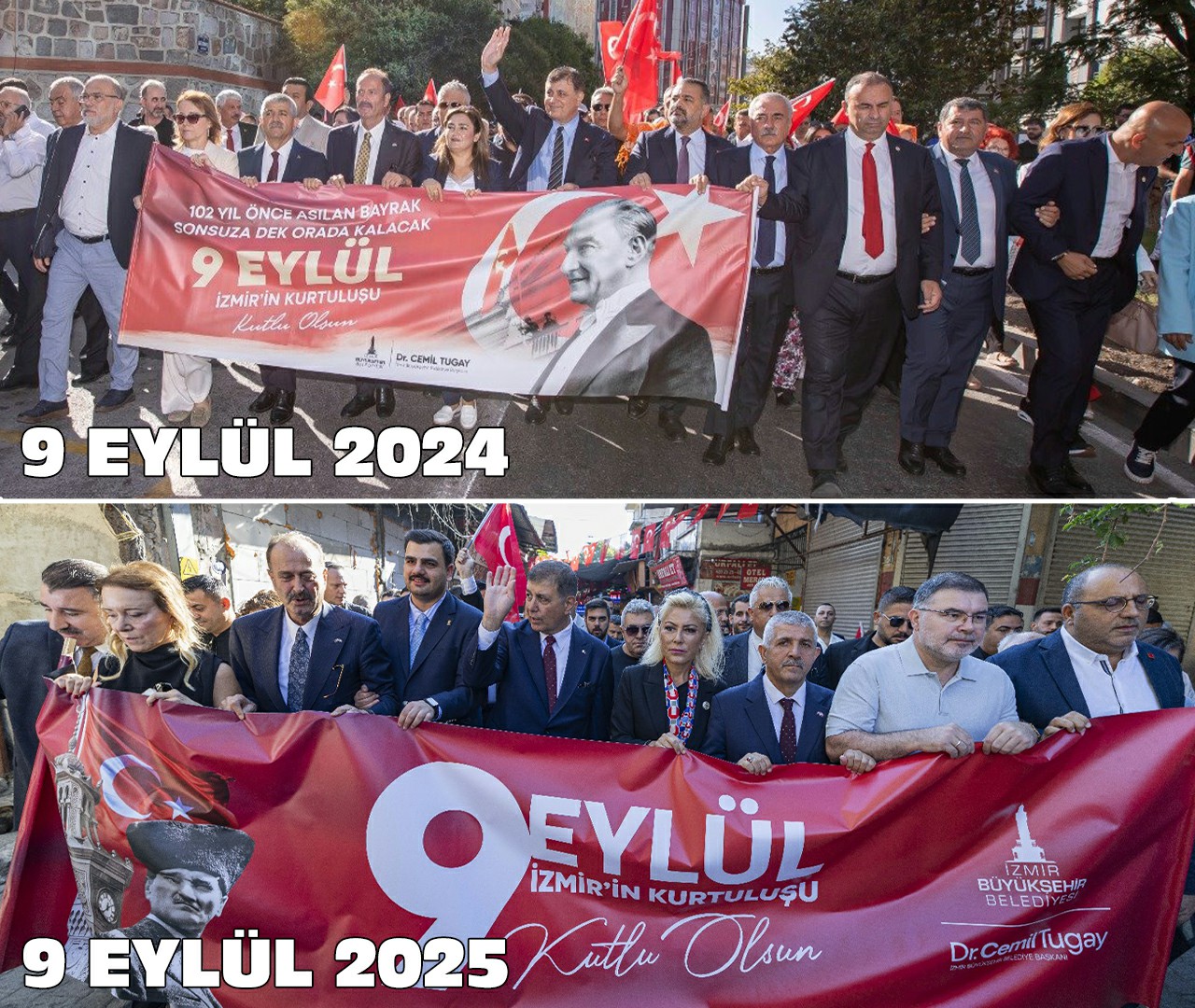 Izmirin Geleneksel Zafer Yuruyusunde Chpde Buyuk Fire 3