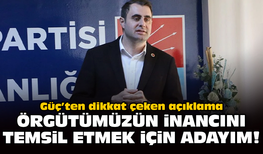 Gucten Dikkat Ceken Aciklama Orgutumuzun Inancini Temsil Etmek Icin Adayim 2