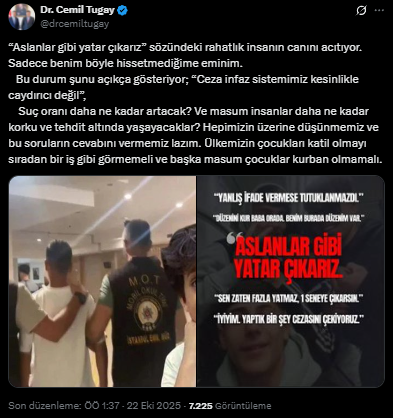 Mattia Minguzzi Davası Sonrası Başkan Tugay’dan Sert Eleştiri
